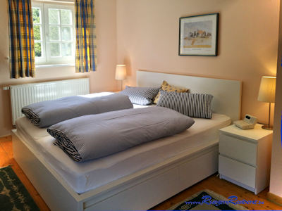 Gutshaus Losentitz / Rügen Wohnung 1 Schlafzimmer 1 mit Doppelbett