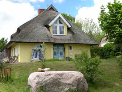 Das Reetdach-Ferienhaus in Silmenitz auf Rügen